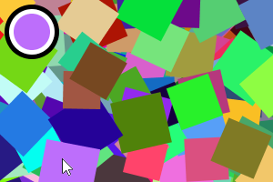 Zisťovanie farby pixela na pozícii
 kurzora myši.