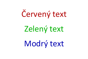 Ukážka príkladu úpravy
 viacerých textov tesne po spustení.