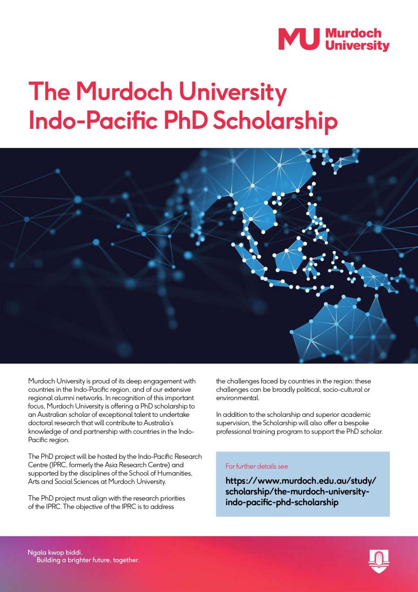 The Murdoch University Indonesia PhD Scholarship